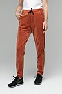 Cotton velour sweatpants 3 | RED/PINK | Audimas