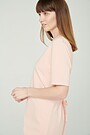 Stretch short sleeves dress 3 | RED/PINK | Audimas