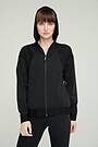 Functional zip-through sweatshirt 3 | BLACK | Audimas