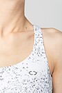 Printed functional sports bra 3 | WHITE | Audimas