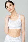 Printed functional sports bra 1 | WHITE | Audimas