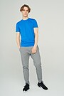 Stretch cotton t-shirt 4 | BLUE | Audimas