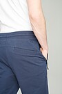 Cotton tapered fit sweatpants 4 | BLUE | Audimas