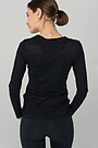 Long sleeve SENSITIVE top 2 | BLACK | Audimas