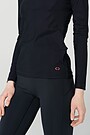 Long sleeve SENSITIVE top 3 | BLACK | Audimas