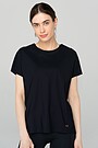 Short sleeve SENSITIVE top 1 | BLACK | Audimas