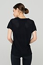 Short sleeve SENSITIVE top 2 | BLACK | Audimas