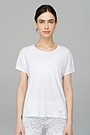 Short sleeve SENSITIVE top 1 | WHITE | Audimas