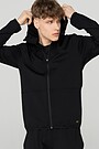 Functional zip-through hoodie 1 | BLACK | Audimas