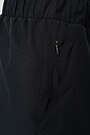 Long lightweight stretch fabric shorts 4 | BLACK | Audimas