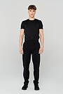 Functional tapered fit sweatpants 4 | BLACK | Audimas