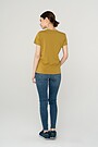 Soft touch modal t-shirt 3 | GREEN/ KHAKI / LIME GREEN | Audimas