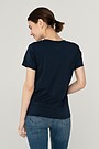 Soft touch modal t-shirt 2 | BLUE | Audimas