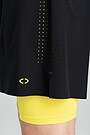 Medium length lightweight stretch fabric shorts 4 | BLACK | Audimas