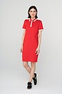 Soft touch modal polo dress 1 | RED/PINK | Audimas