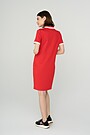 Soft touch modal polo dress 2 | RED/PINK | Audimas