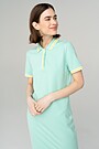 Soft touch modal polo dress 4 | GREEN | Audimas