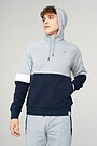 Stretch cotton hoodie 3 | BLUE | Audimas