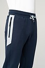 Stretch cotton slim fit sweatpants 2 | BLUE | Audimas