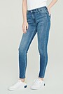 Skinny fit stretch denim pants 2 | BLUE | Audimas