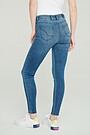 Skinny fit stretch denim pants 3 | BLUE | Audimas