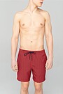 Medium length beach shorts 4 | RED/PINK | Audimas