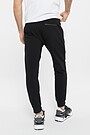 Stretch cotton slim fit sweatpants 2 | BLACK | Audimas