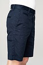 Wrinkle-free stretch fabric shorts 2 | NAVY BLAZER PRINTED | Audimas