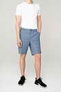 Cotton lightweight fabric shorts 3 | BLUE | Audimas