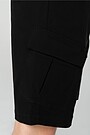 Stretch fabric shorts 3 | BLACK | Audimas