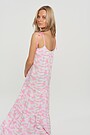 Light woven printed dress 2 | PINK | Audimas