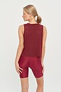 Crop SENSITIVE tank top 2 | BURGUND | Audimas