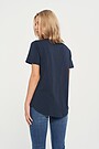 Soft touch modal t-shirt with print 3 | BLUE | Audimas