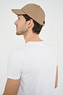 Cotton poplin peaked cap VARDAN TOS 3 | BROWN | Audimas