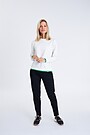 Slim fit stretch sweatpants with cotton inside 1 | BLACK | Audimas
