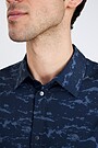 Wrinkle-free stretch fabric short sleeves shirt 3 | BLUE | Audimas