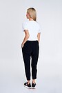 Light SENSITIVE crop pants 2 | BLACK | Audimas