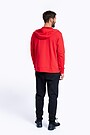 Stretch cotton zip-through hoodie 2 | RED/PINK | Audimas