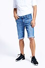 Regular fit stretch denim shorts 2 | BLUE | Audimas