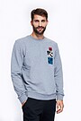 Stretch cotton sweatshirt 1 | GREY | Audimas