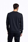 Stretch cotton sweatshirt 2 | BLACK | Audimas