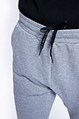 Stretch cotton slim fit sweatpants 4 | GREY/MELANGE | Audimas