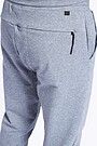 Stretch cotton slim fit sweatpants 5 | GREY/MELANGE | Audimas