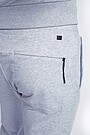 Stretch cotton slim fit sweatpants 4 | GREY | Audimas