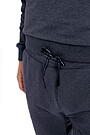 Stretch cotton slim fit sweatpants 3 | GREY/MELANGE | Audimas