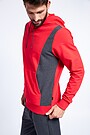 Stretch cotton hoodie 3 | RED | Audimas