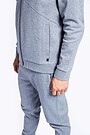 Cotton zip-through jacket 4 | GREY/MELANGE | Audimas