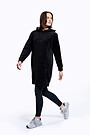 Cotton velour dress 1 | BLACK | Audimas