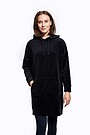 Cotton velour dress 3 | BLACK | Audimas