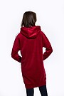 Cotton velour dress 2 | BORDO | Audimas